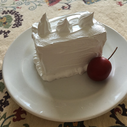Sponge Cake with Cherry
